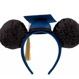 Disney Blue and Black Mickey Ears Hat
